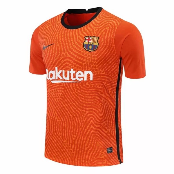 Trikot Barcelona Torwart 2020-21 Orange Fussballtrikots Günstig